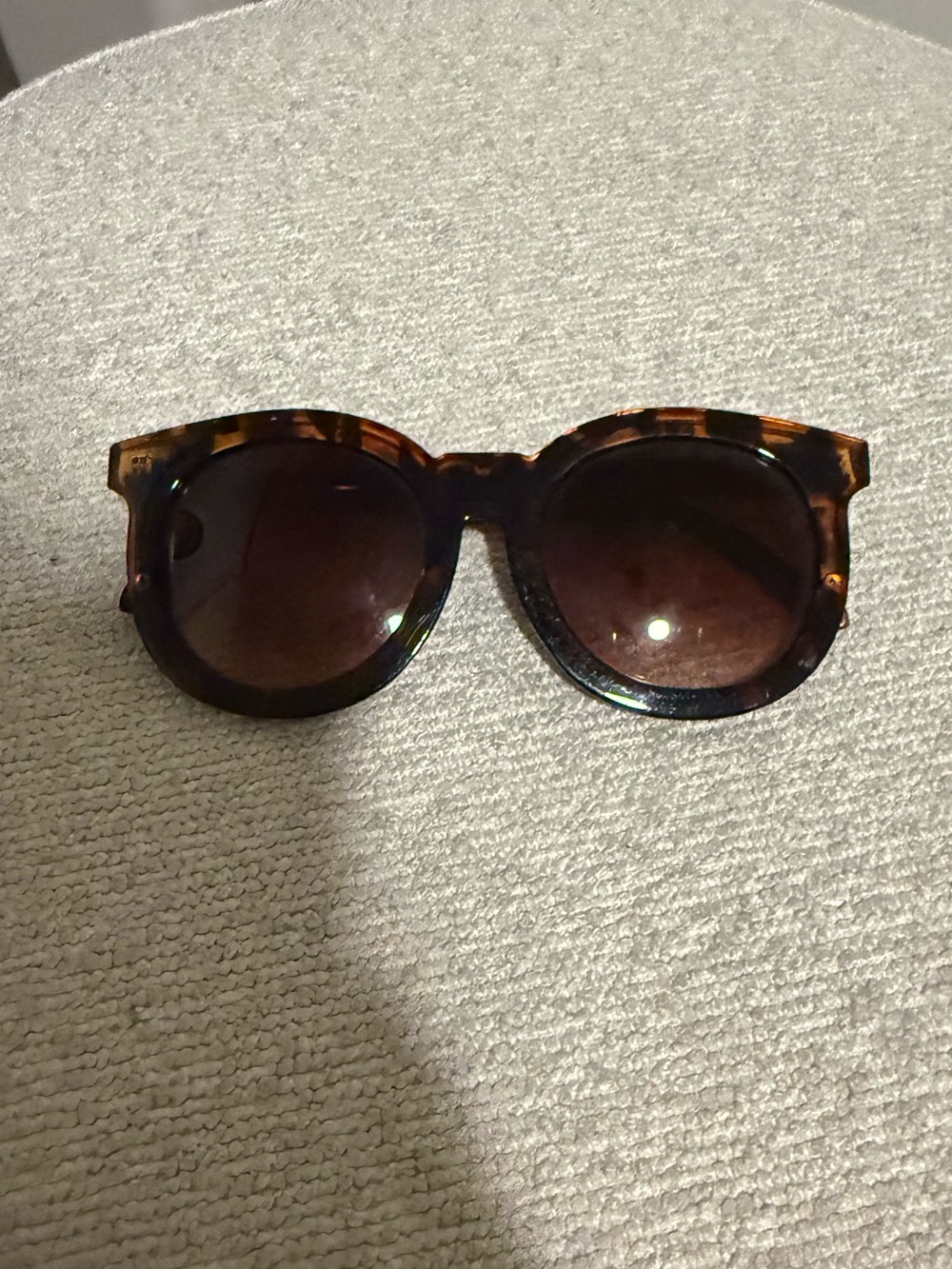 Tortoiseshell Sunglasses with Gold Accent
